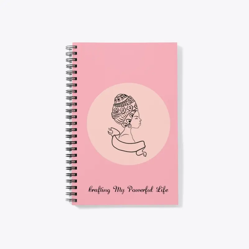 Blank Notebook with Diva Logo Pink